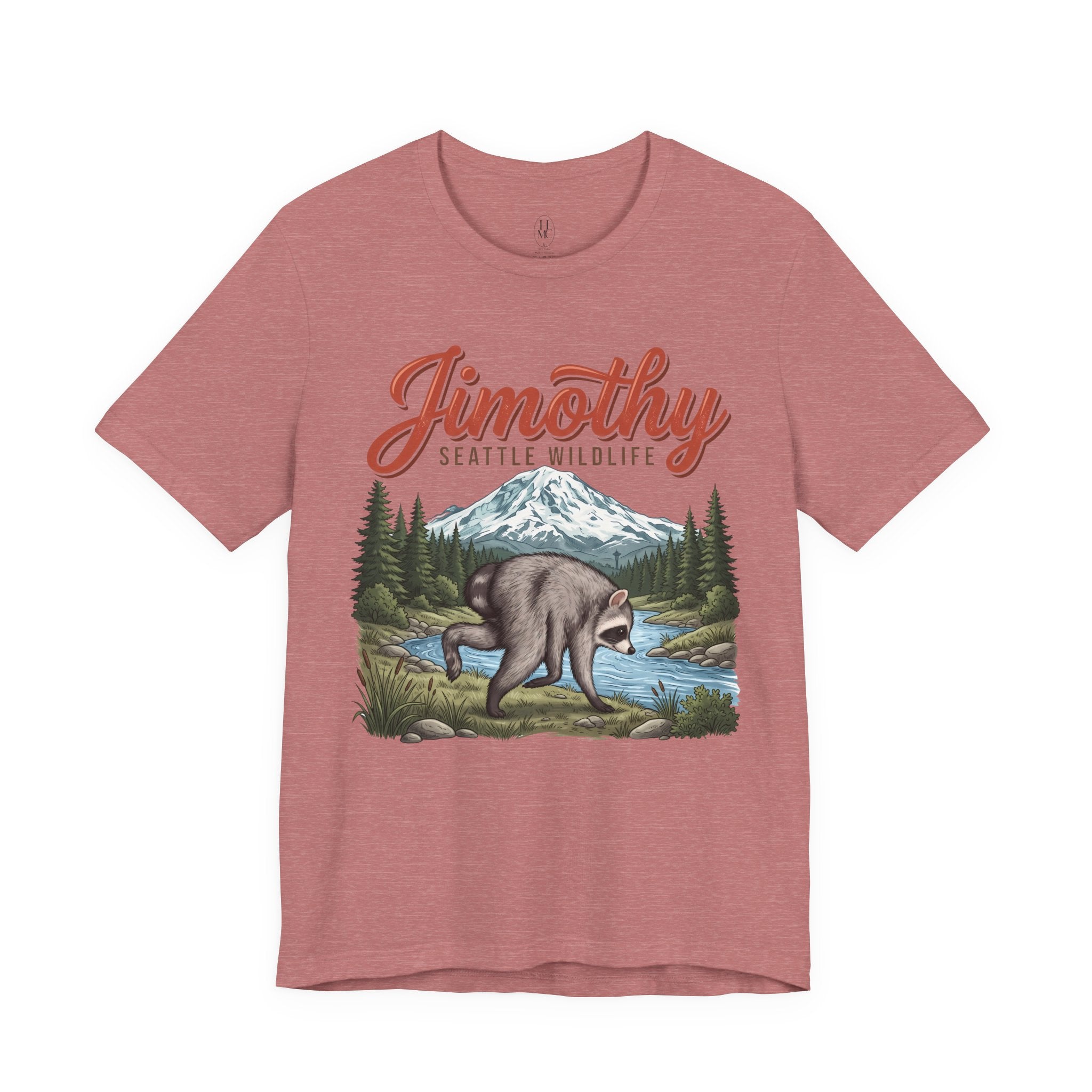 Jimothy Seattle Wildlife Raccoon T-Shirt