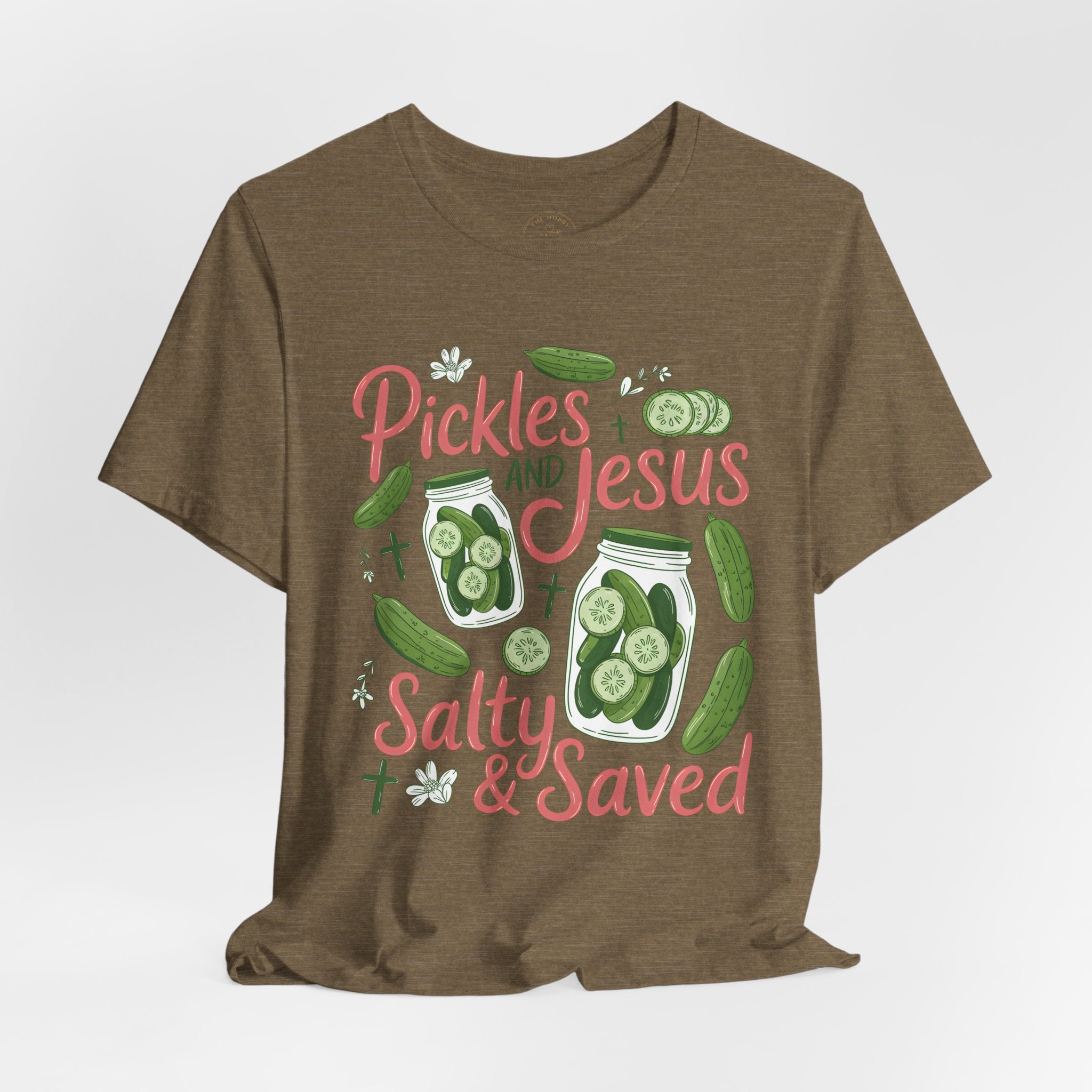 Pickles and Jesus Salty & Saved T-Shirt