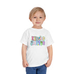Kindergarten Back To School Doodle Script - Toddler Graphic T-shirt