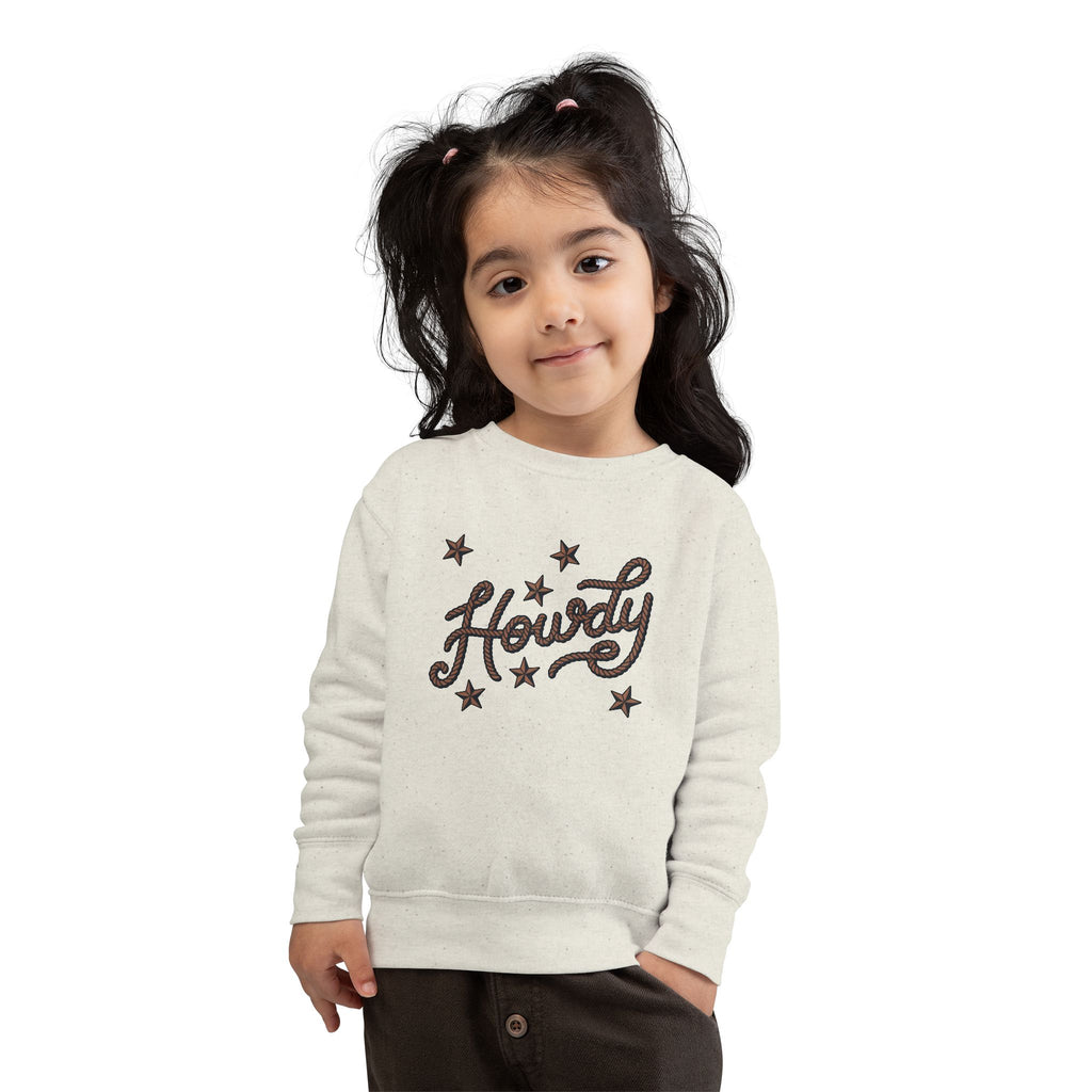 "Howdy" Stars Graphic Pullover for Kids