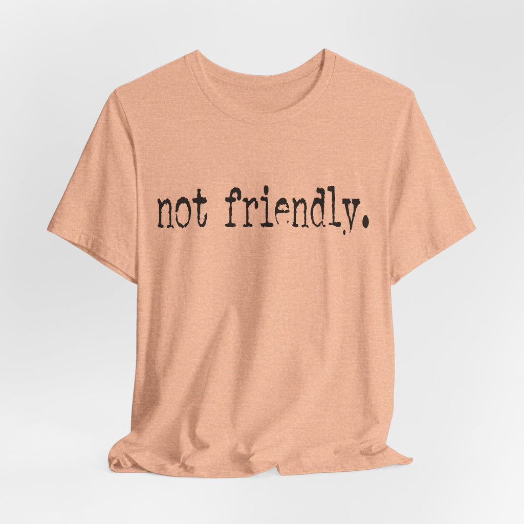 Not Friendly Graphic T‑Shirt