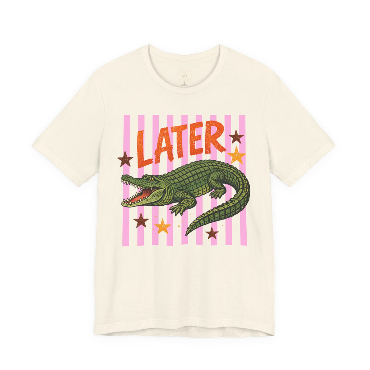 Later Alligator Graphic T-Shirt – Retro Crocodile Graphic Tee