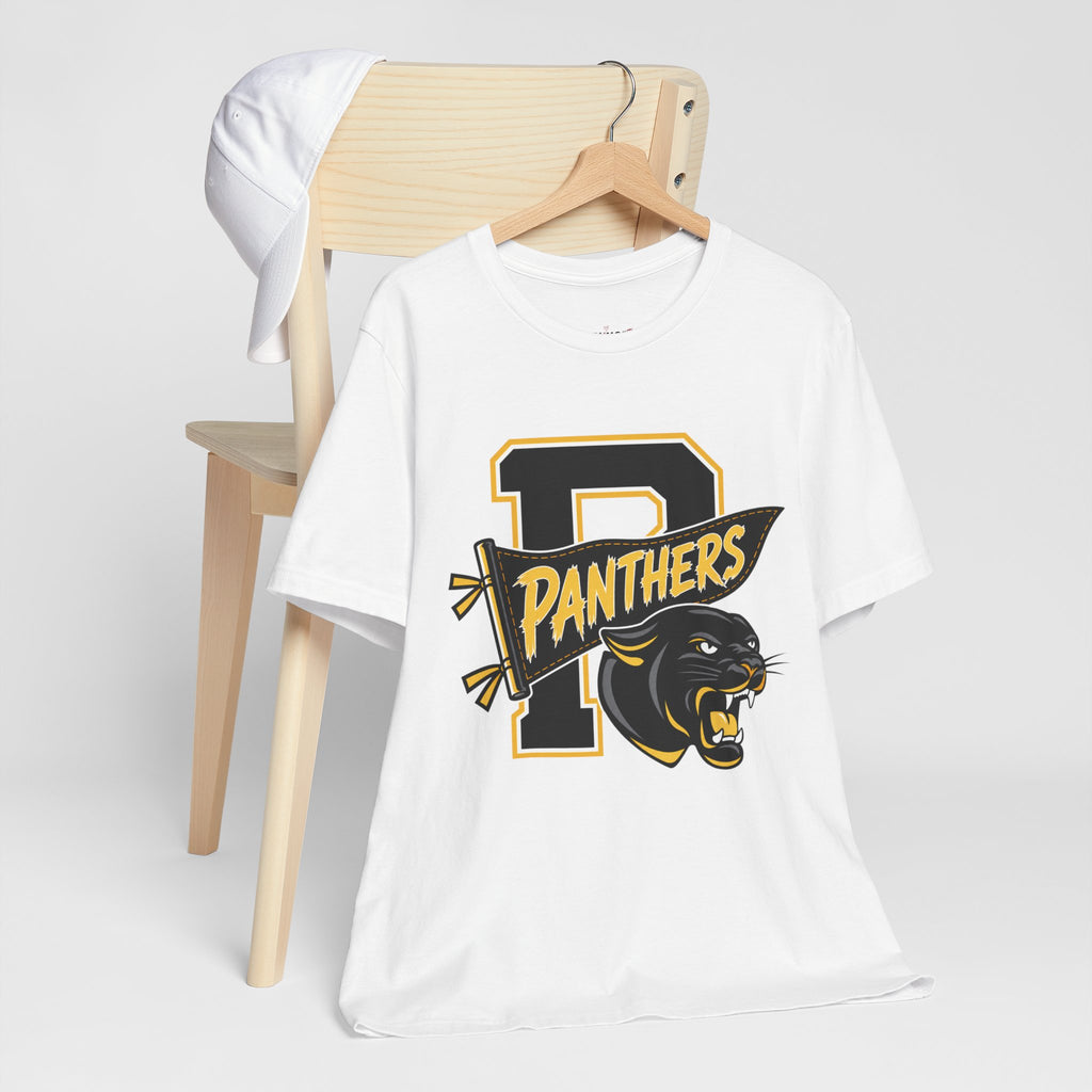 Panthers Vintage Letterman Tee