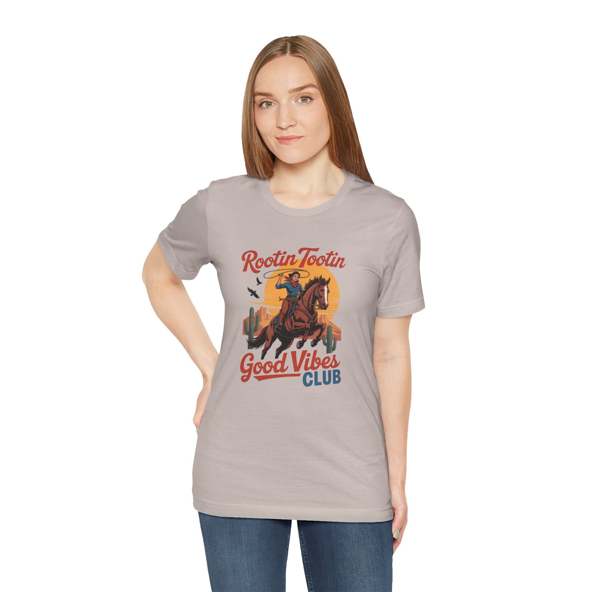 Rootin Tootin Good Vibes Club Tee