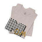 Checkerboard 'Mom' Graphic Tee