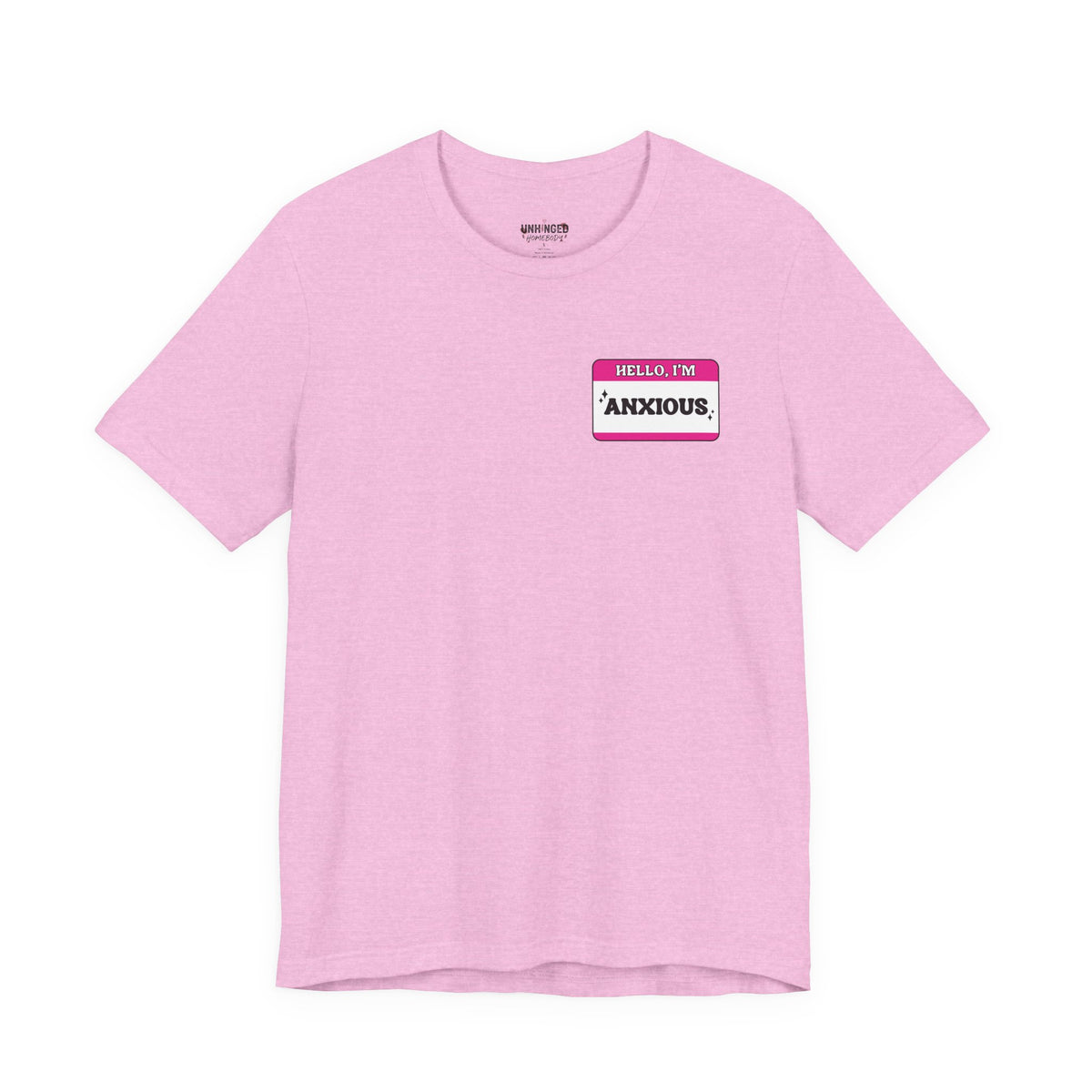 'Hello I'm Anxious' Graphic T‑Shirt