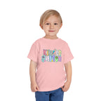 Kindergarten Back To School Doodle Script - Toddler Graphic T-shirt