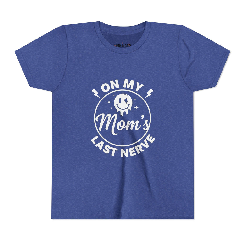 "On My Mom's Last Nerve" Graphic Youth Tee