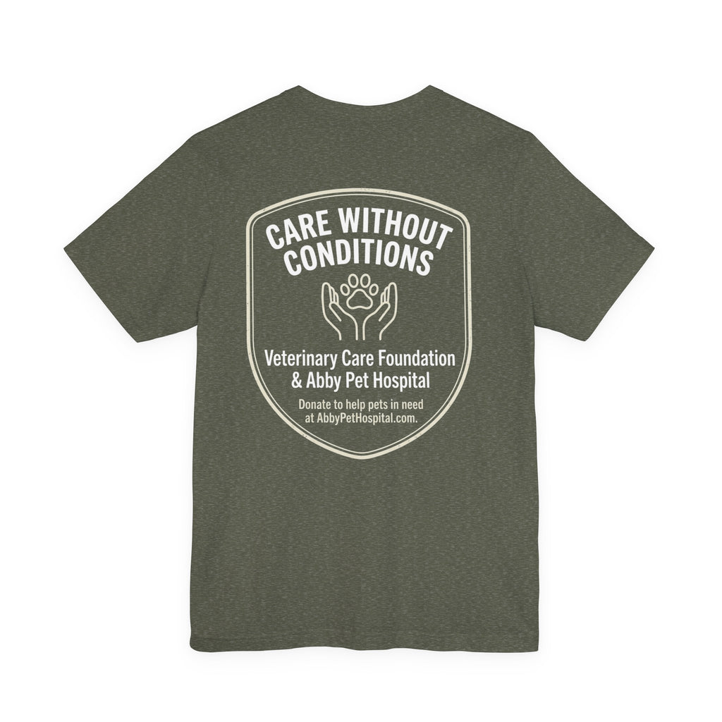 Custom Tee aat Abby Pet Hosptail - Proceeds will be donated to Abby Pet Hospital VCF fund.