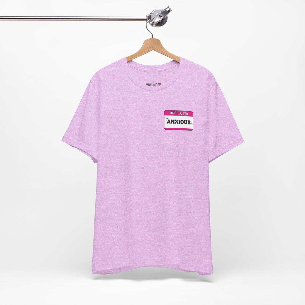 'Hello I'm Anxious' Graphic T‑Shirt