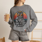 I Do What I Want Cat Crewneck Sweatshirt