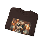 Dog Drinking Coffee Crewneck Sweatshirt  (Custom)
