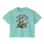 "On the Way to Get My Shit Together" Women's Boxy Tee