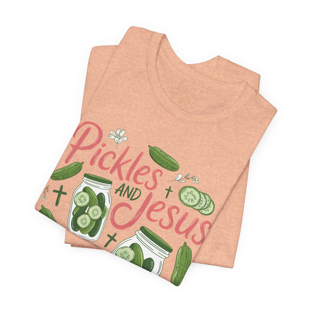 Pickles and Jesus Salty & Saved T-Shirt