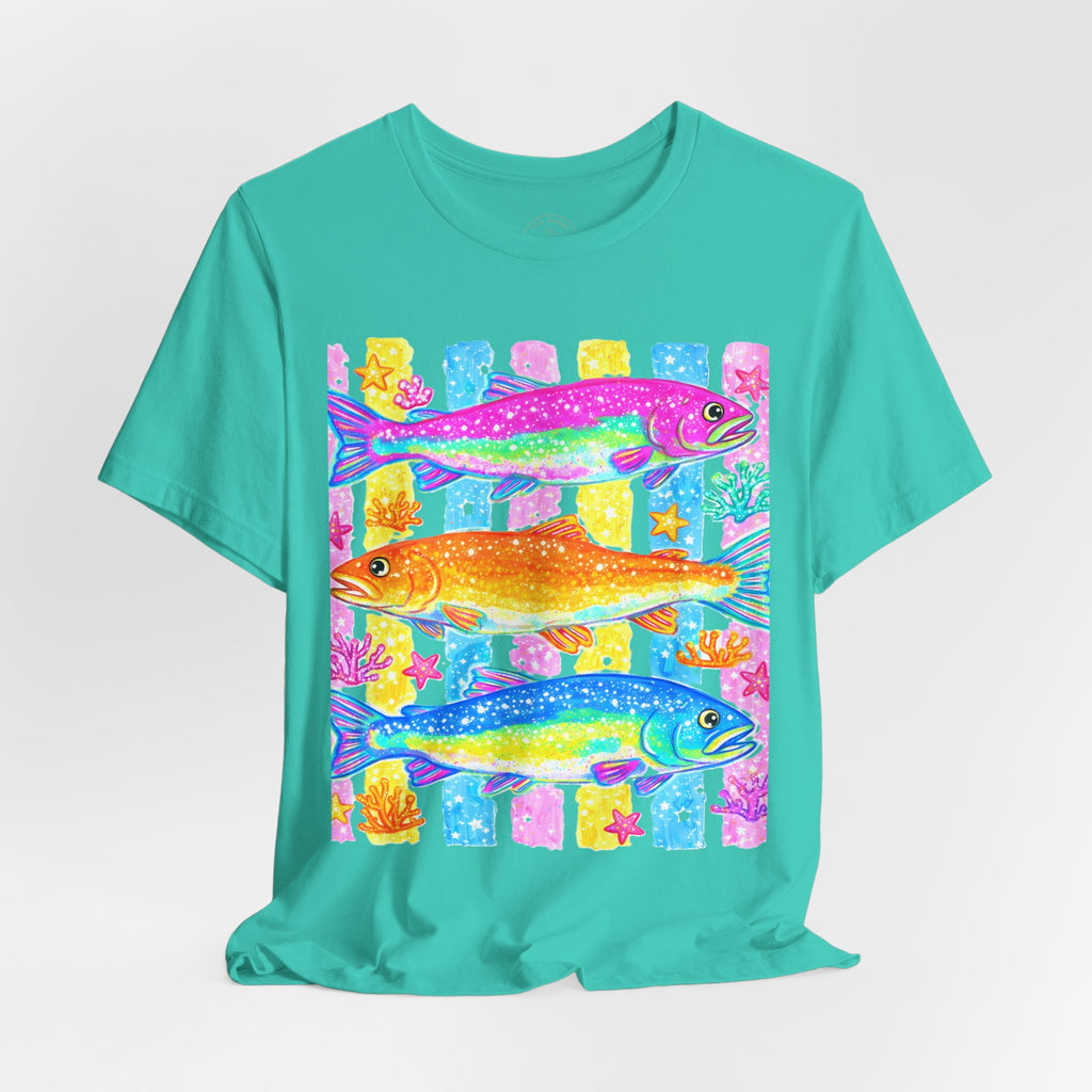Tropical Fish  Beachy Summer Tee