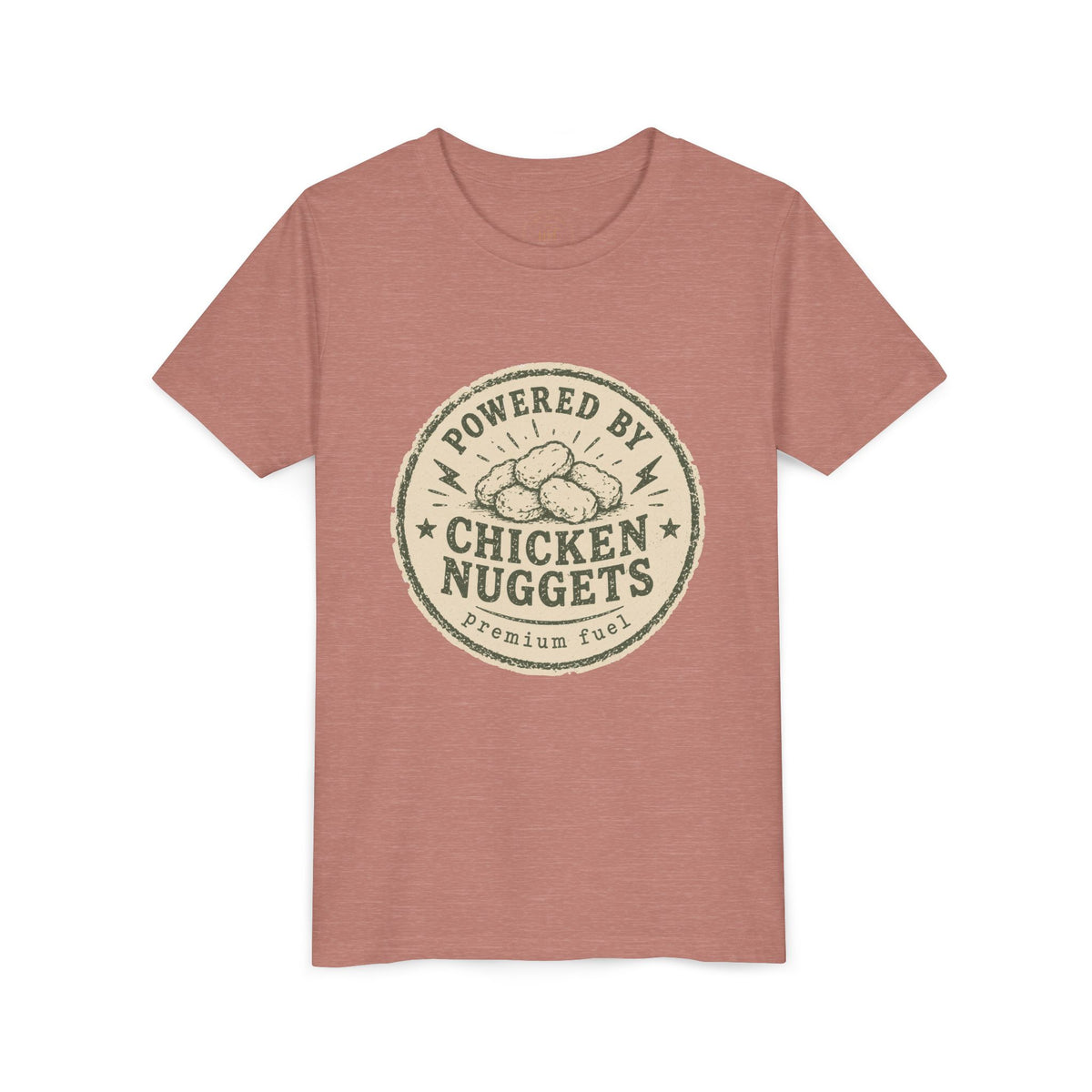 Powered by Chicken Nuggets Youth Graphic T-Shirt