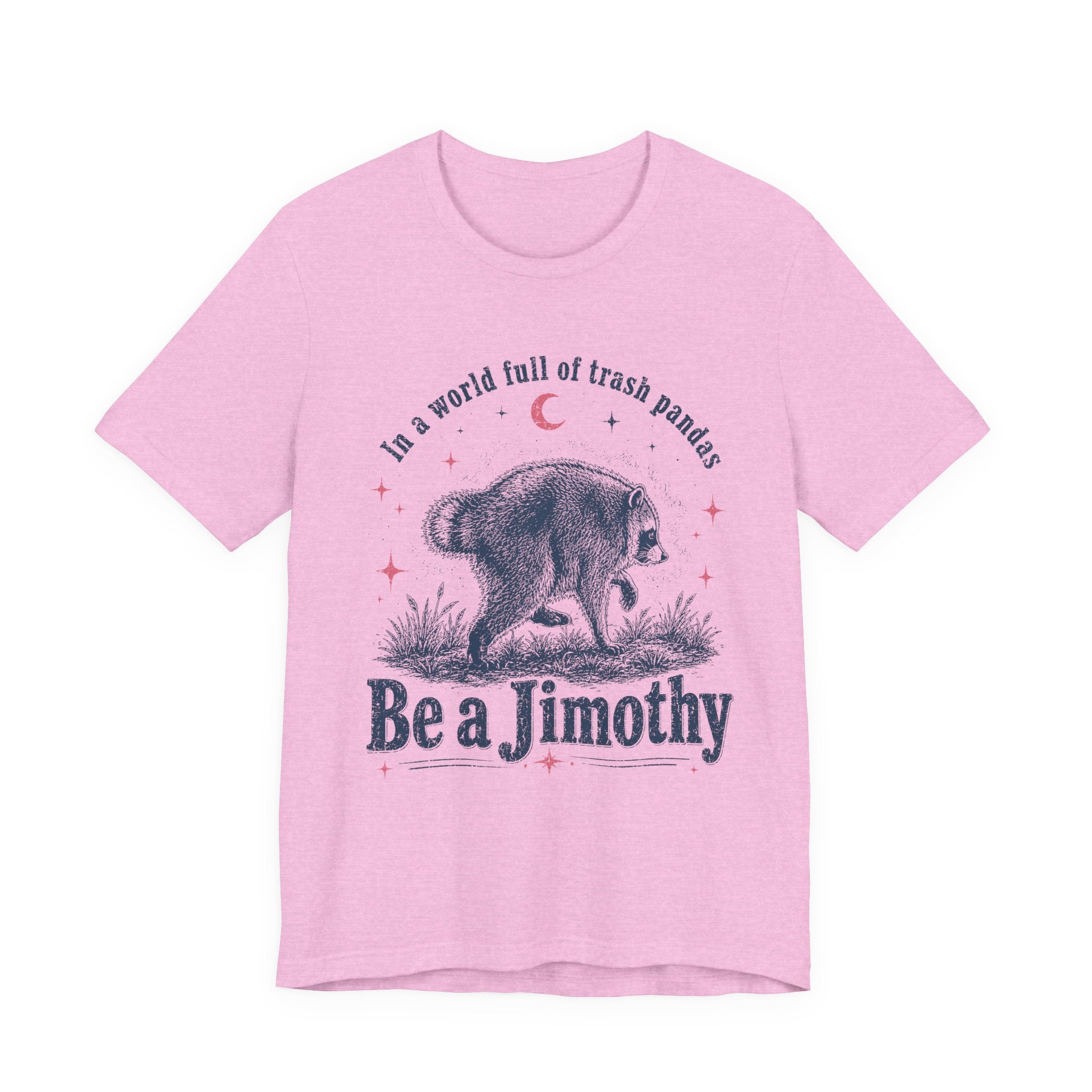 "Be a Jimothy" Raccoon Graphic Tee (In a world full of trash pandas)