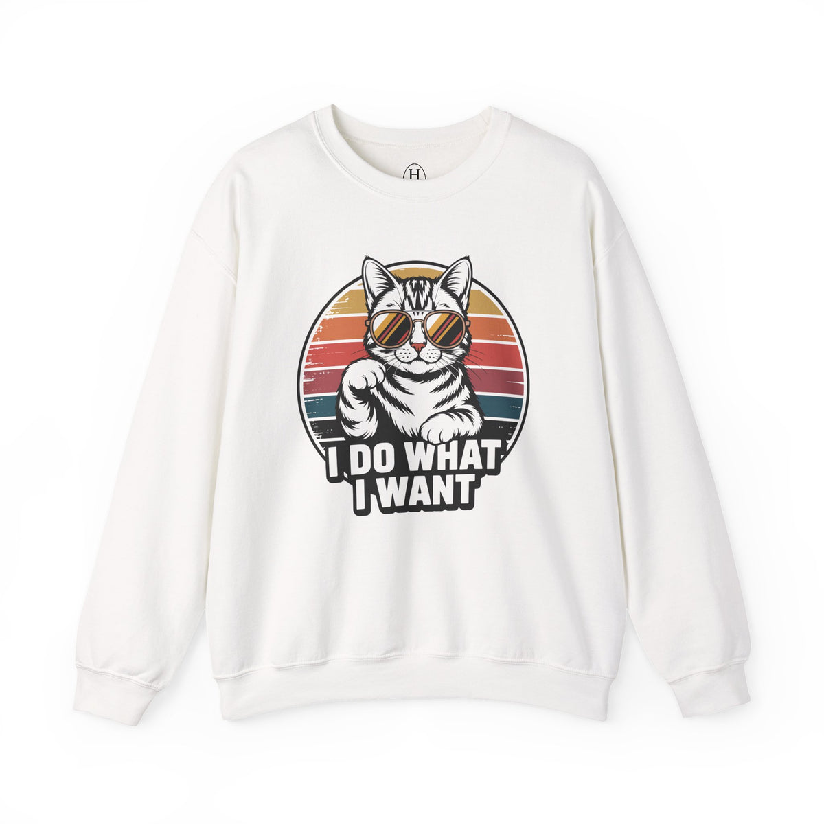 I Do What I Want Cat Crewneck Sweatshirt