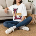 Custom School Spirit Script Adult T-Shirt