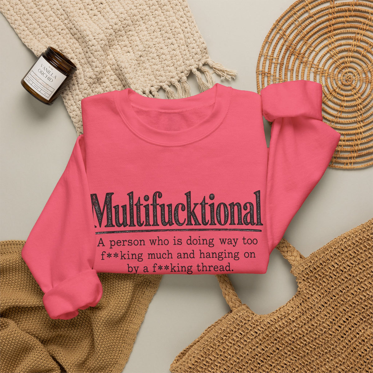 Multifucktional  Crewneck Sweatshirt