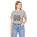 Checkerboard 'Mom' Graphic Tee