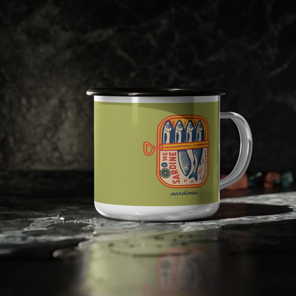 Retro Sardine Tin Vintage Camper Mug