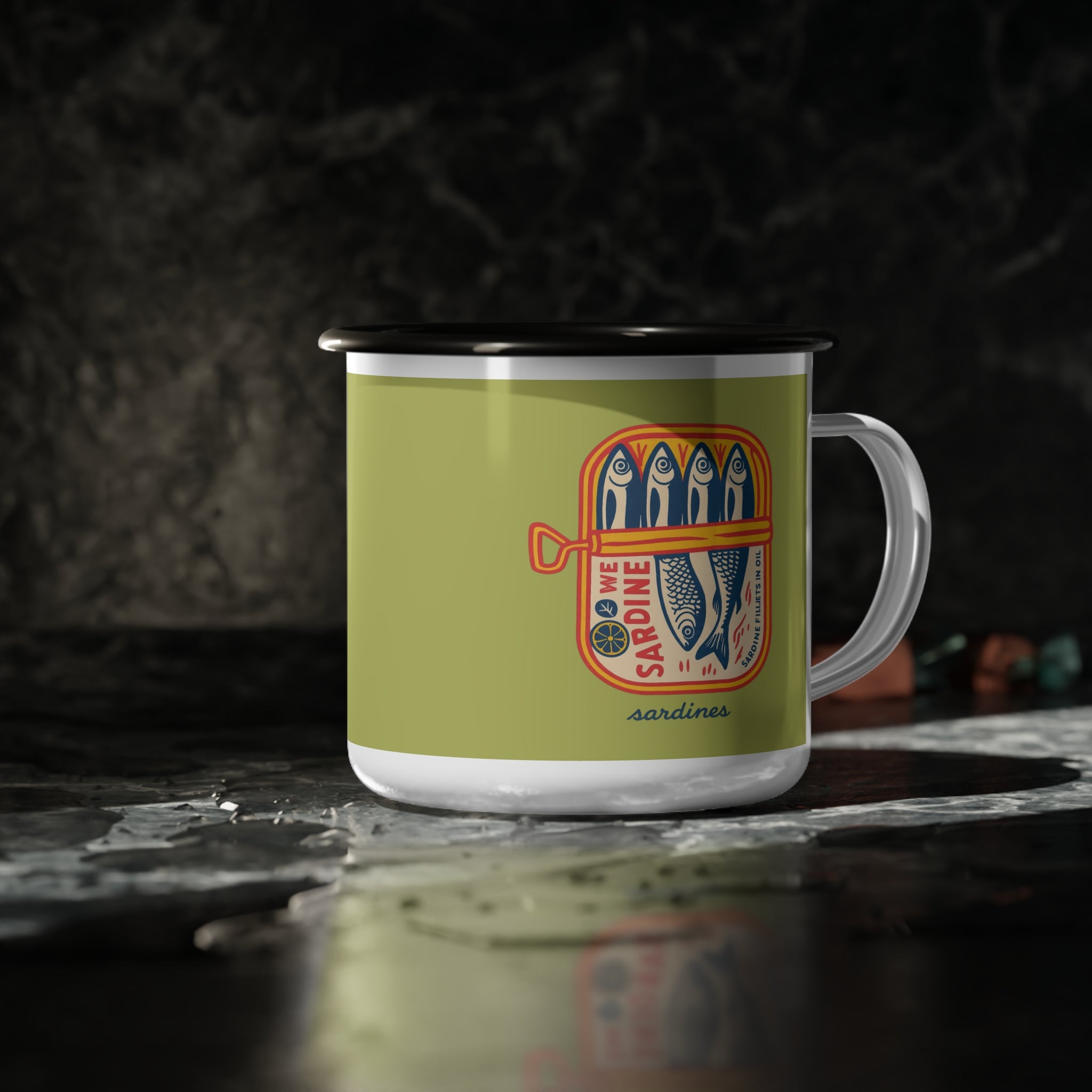 Retro Sardine Tin Vintage Camper Mug