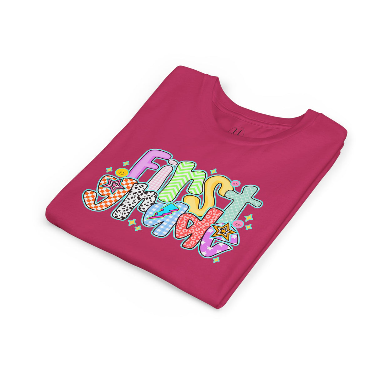 1st grade back to school doodle Youth Graphic Tee