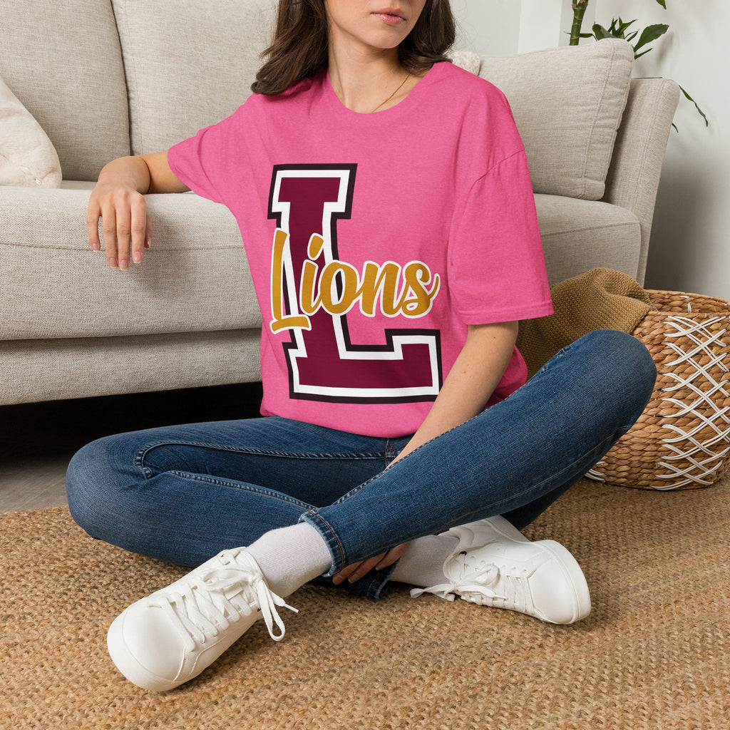 Custom School Spirit Script Adult T-Shirt