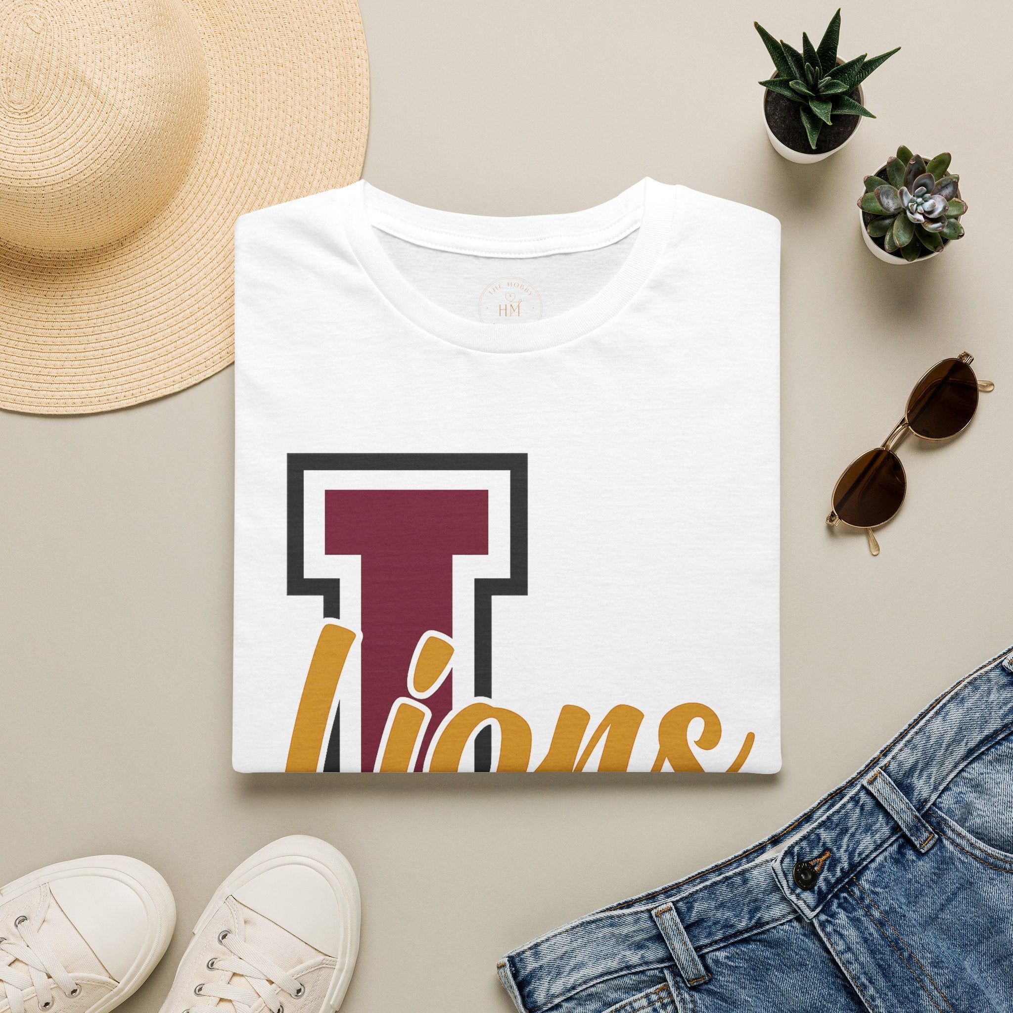 Custom School Spirit Script Adult T-Shirt