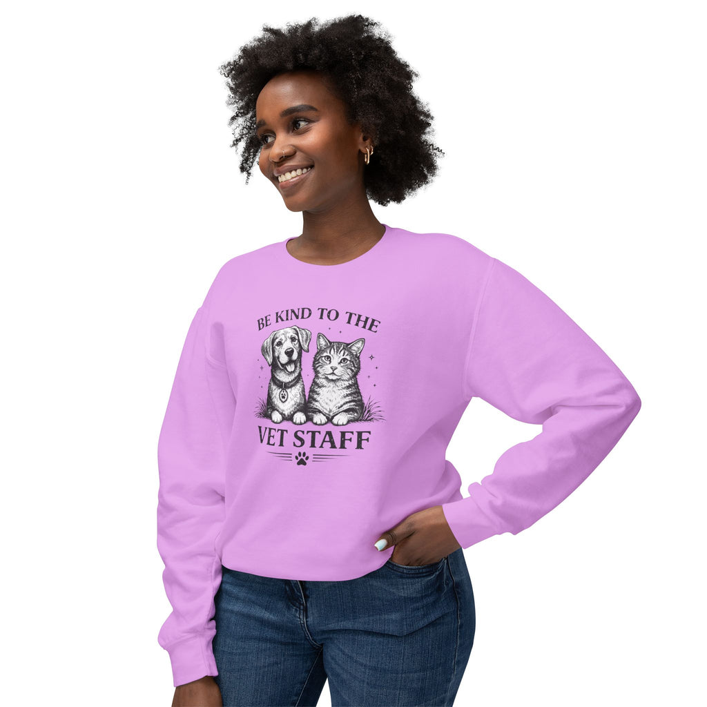 Be Kind to the Vet Staff Graphic Sweatshirt