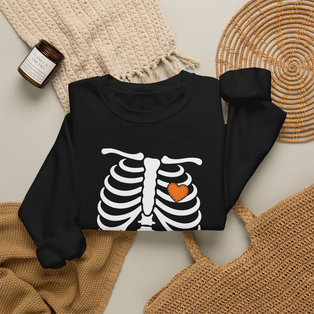 Pregnant Skeleton Crewneck Sweatshirt