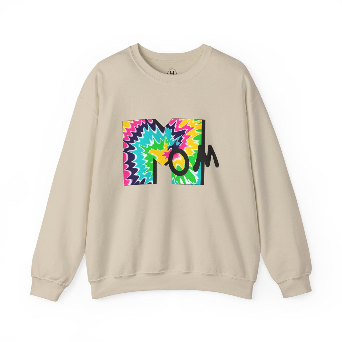 Tie-Dye Mom Crewneck Sweatshirt