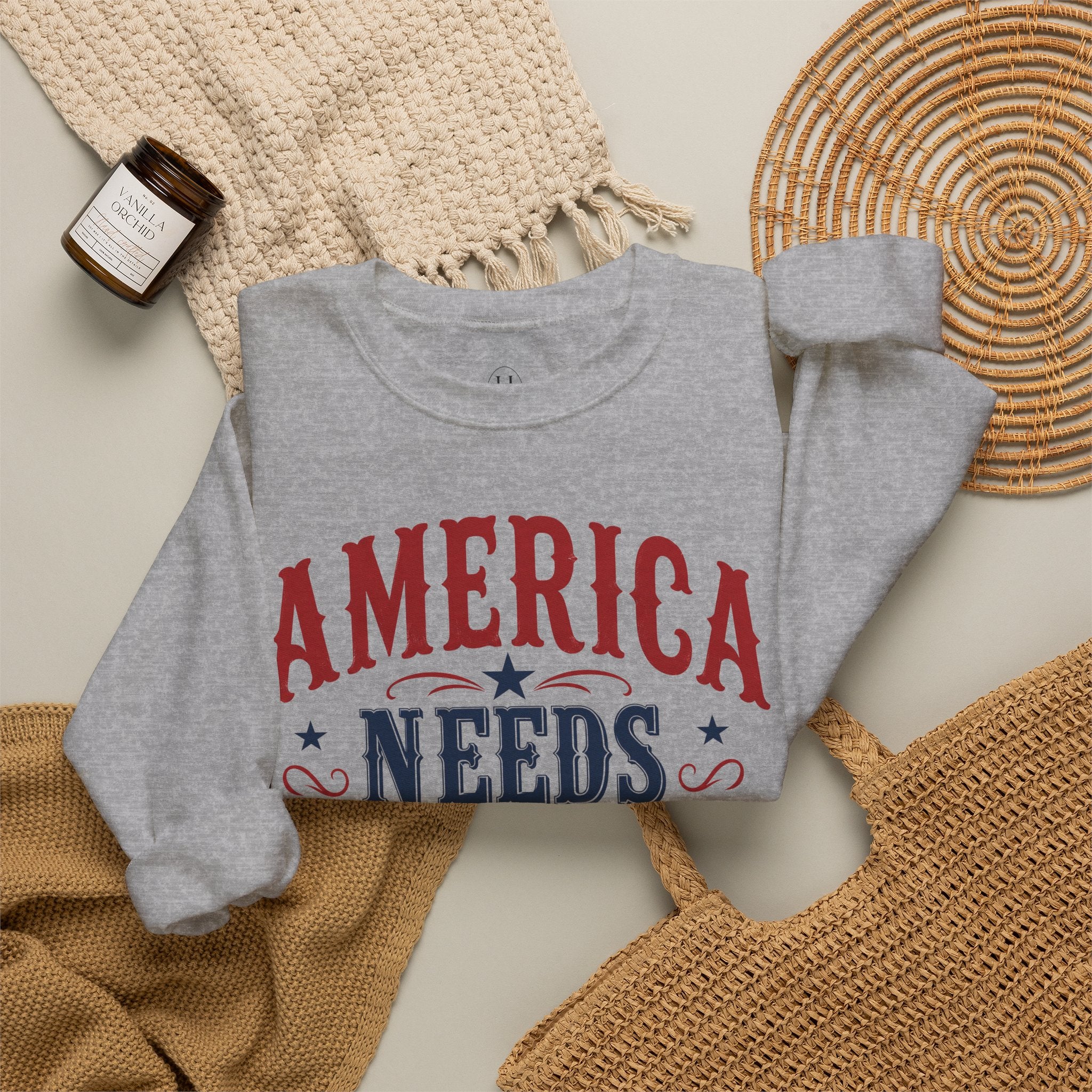 America Needs Cowgirls Sweatshirt