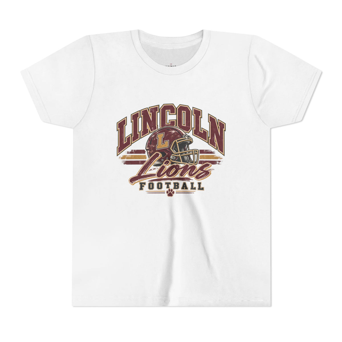 Lincoln Lions Youth Football T-Shirt