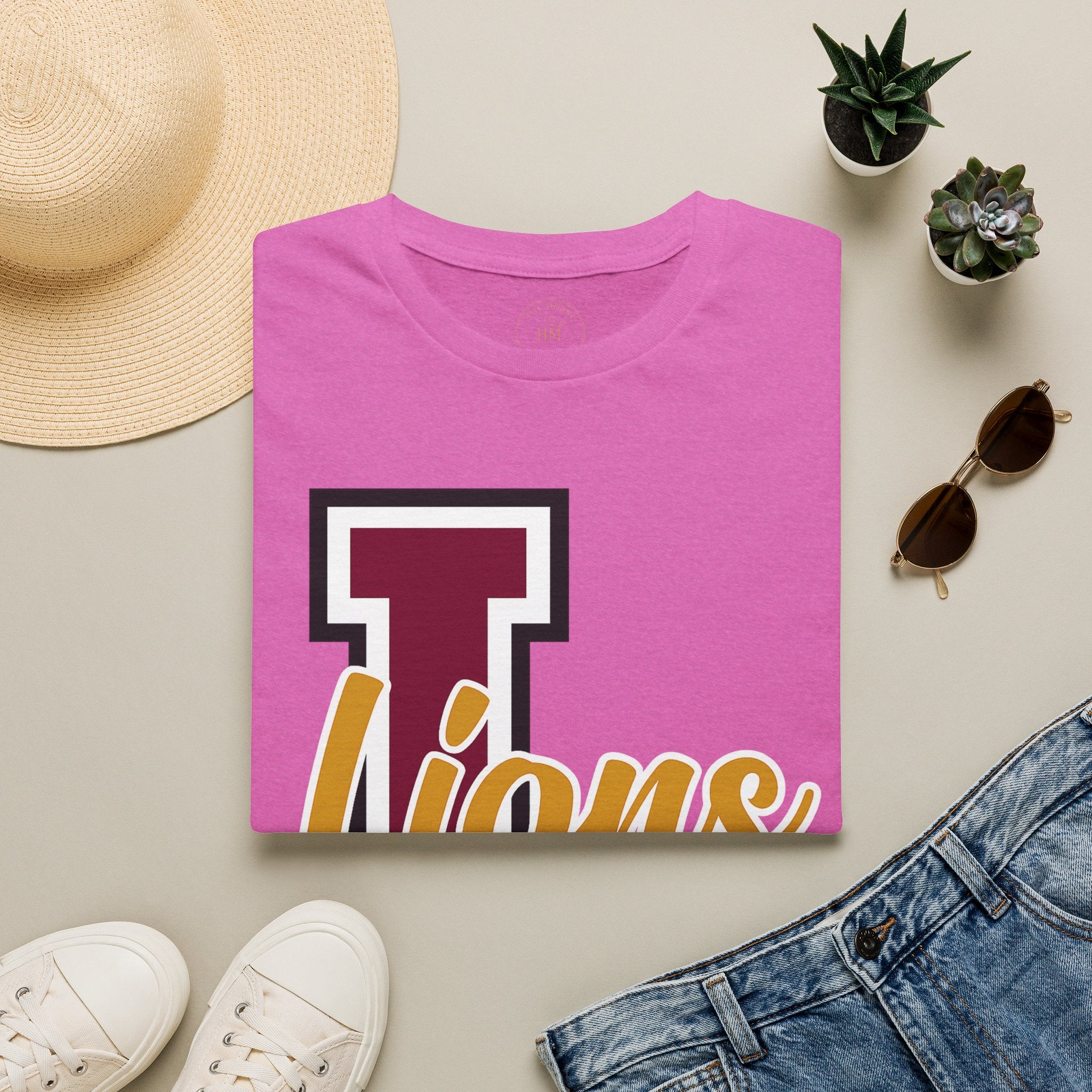 Custom School Spirit Script Adult T-Shirt