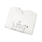 Dachshund Cocktail Crewneck Sweatshirt