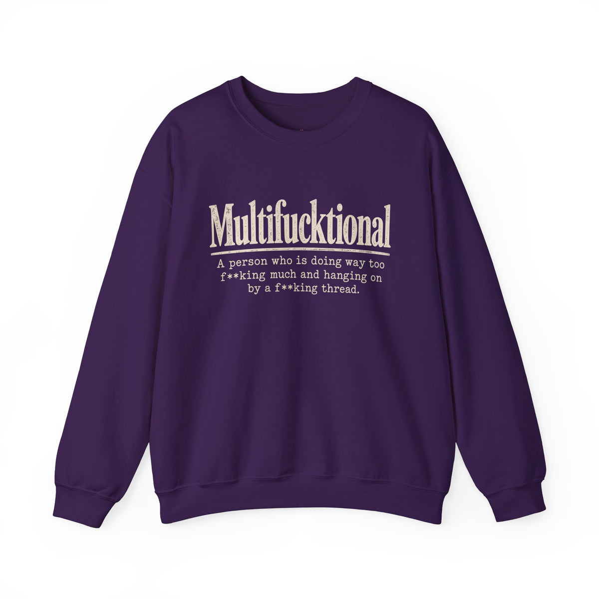 Multifucktional  Crewneck Sweatshirt