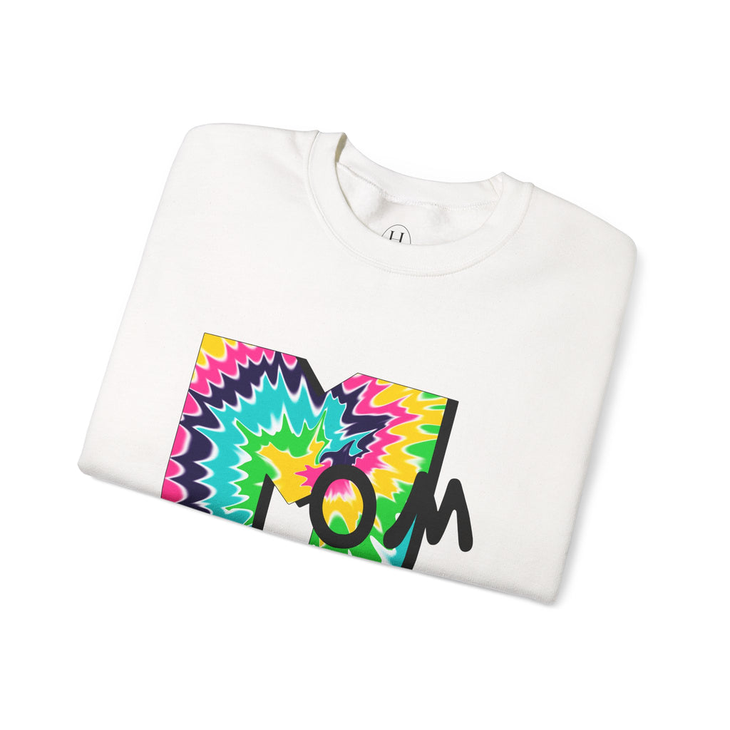 Tie-Dye Mom Crewneck Sweatshirt