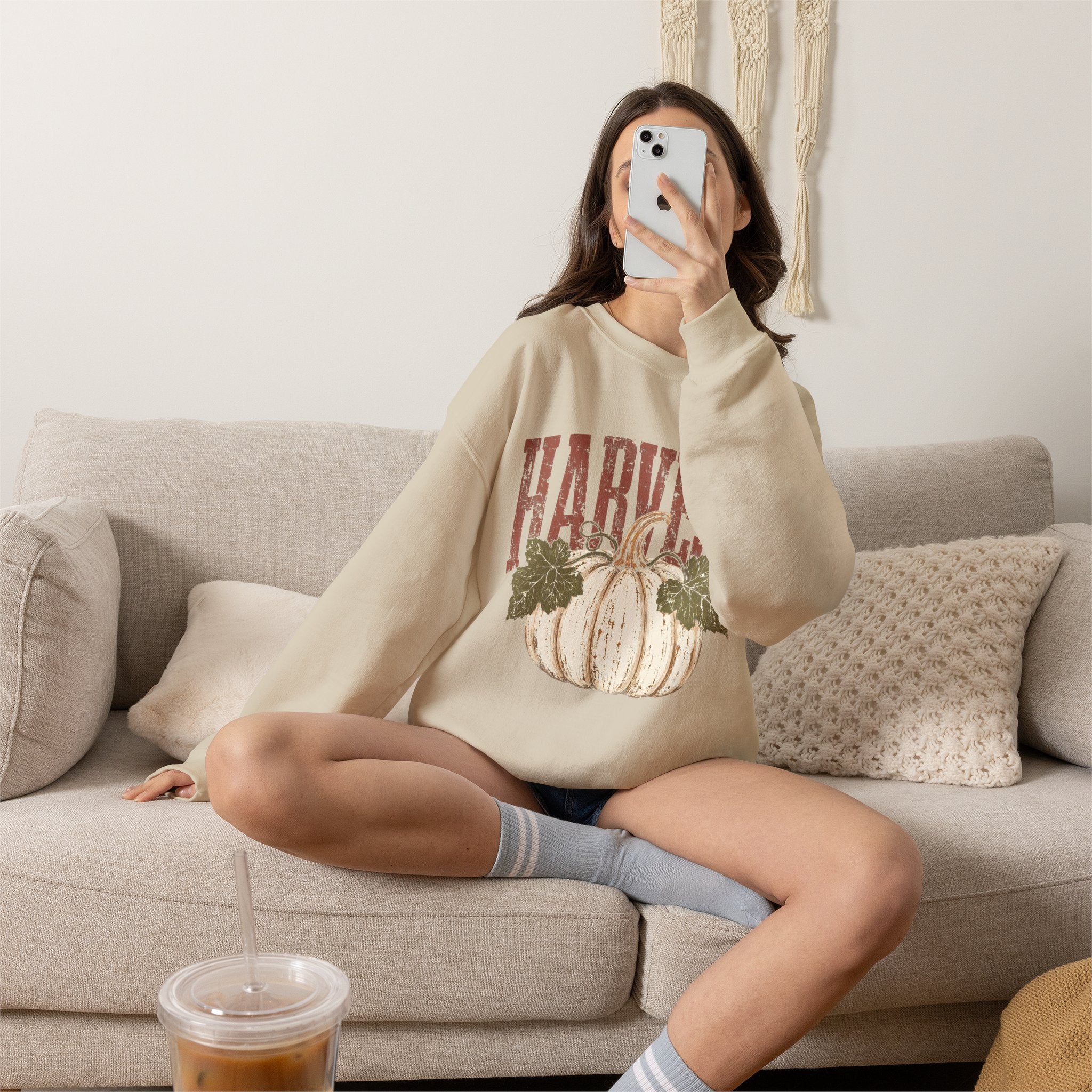 Harvest Pumpkin Crewneck