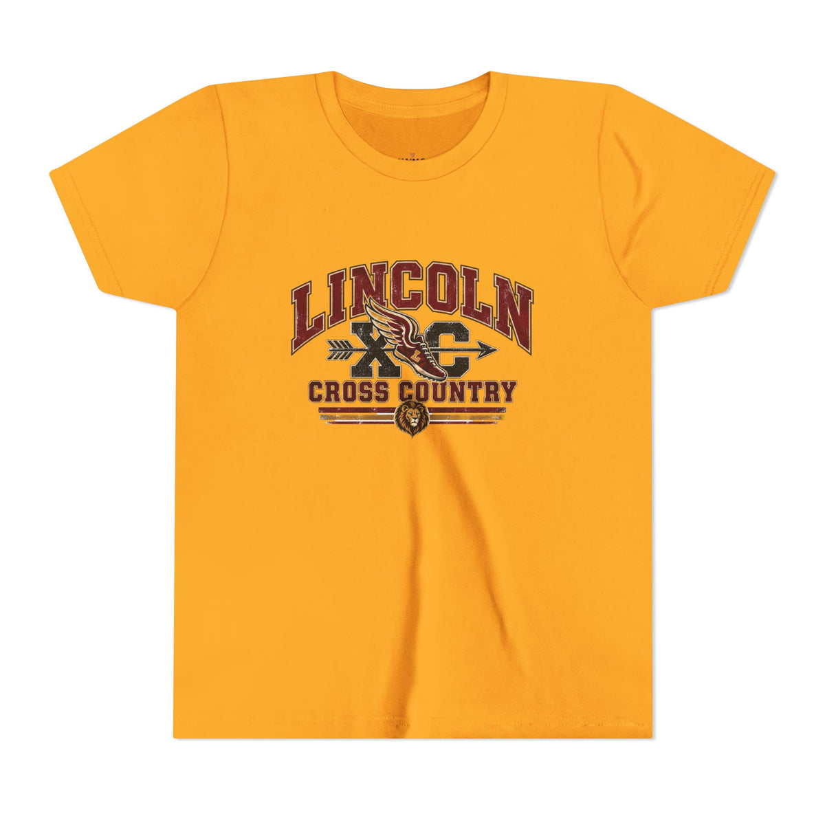 School Spirit Cross Country Youth Tee