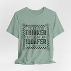Thinker But IDGAFer Graphic T‑Shirt