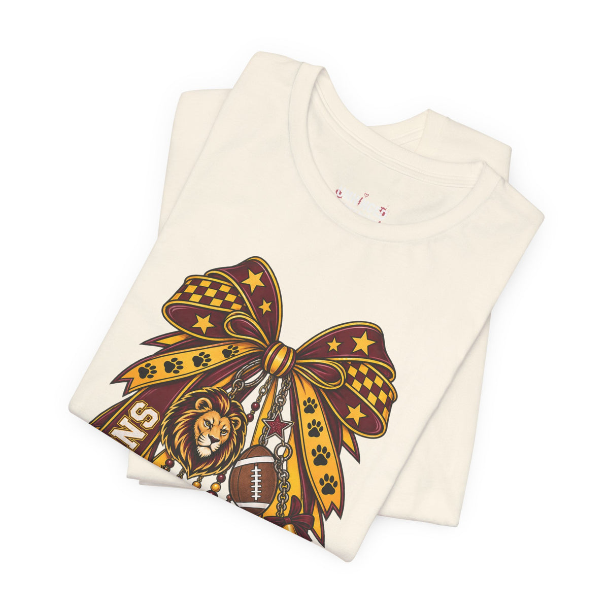 Lions Spirit Cheer Bow T-Shirt