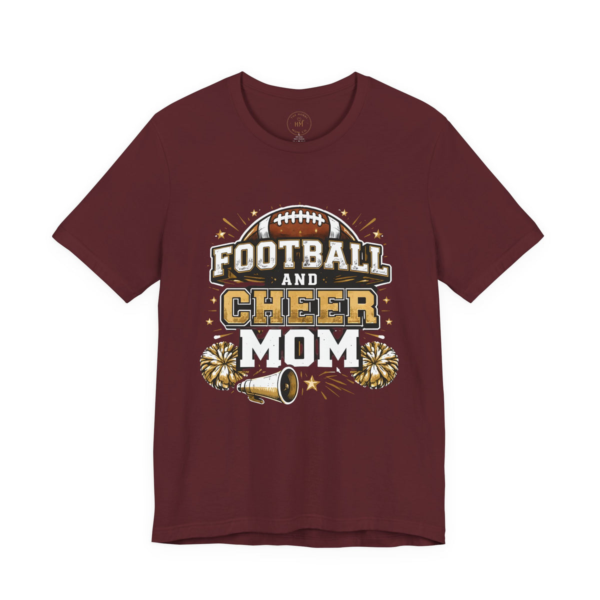 Football and Cheer Mom T-Shirt