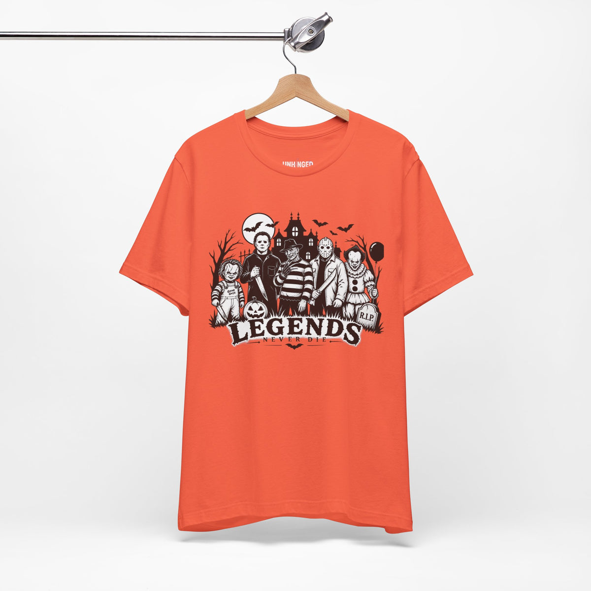 Legends Never Die Halloween Graphic Tee