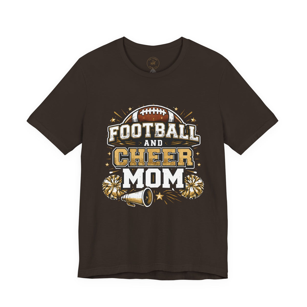 Football and Cheer Mom T-Shirt