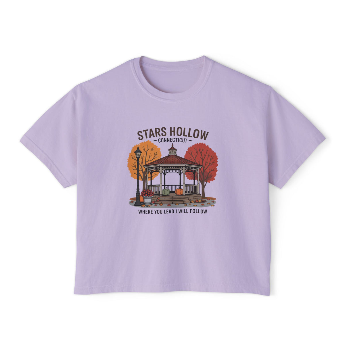 Stars Hollow Gazebo Tee — Women's Boxy Crop