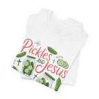 Pickles and Jesus Salty & Saved T-Shirt