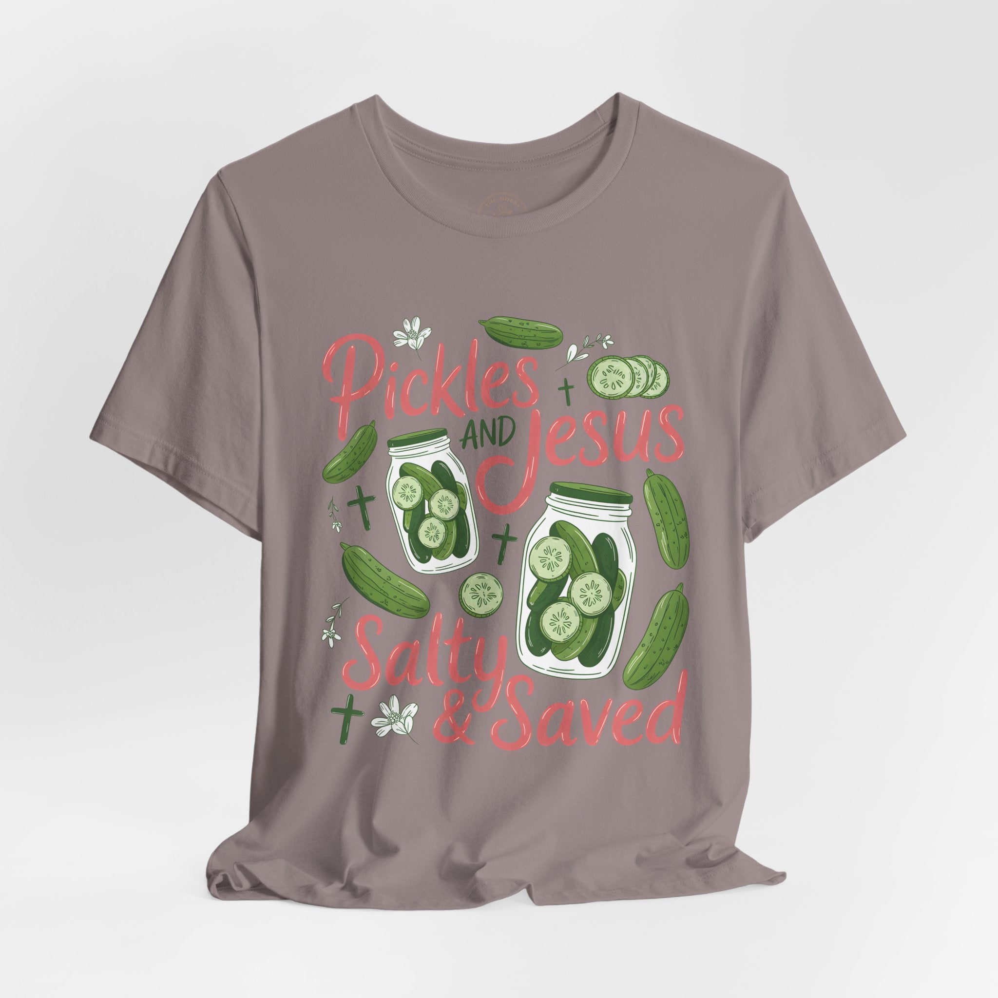 Pickles and Jesus Salty & Saved T-Shirt