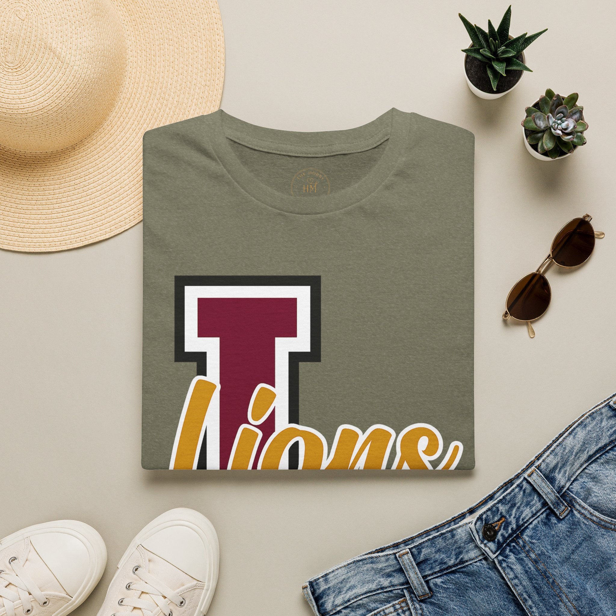 Custom School Spirit Script Adult T-Shirt